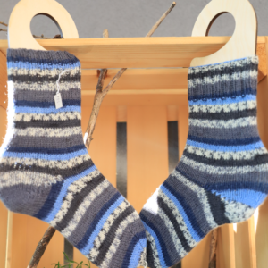 Chaussettes en laine, tricoté à la main